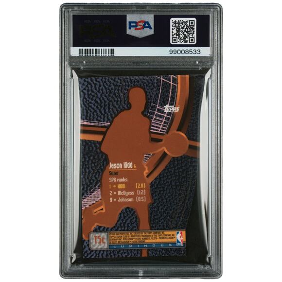 1998 Topps Stadium Club Triumvirate Luminous #T5c Jason Kidd PSA 9 Phoenix Suns - Picture 2 of 5